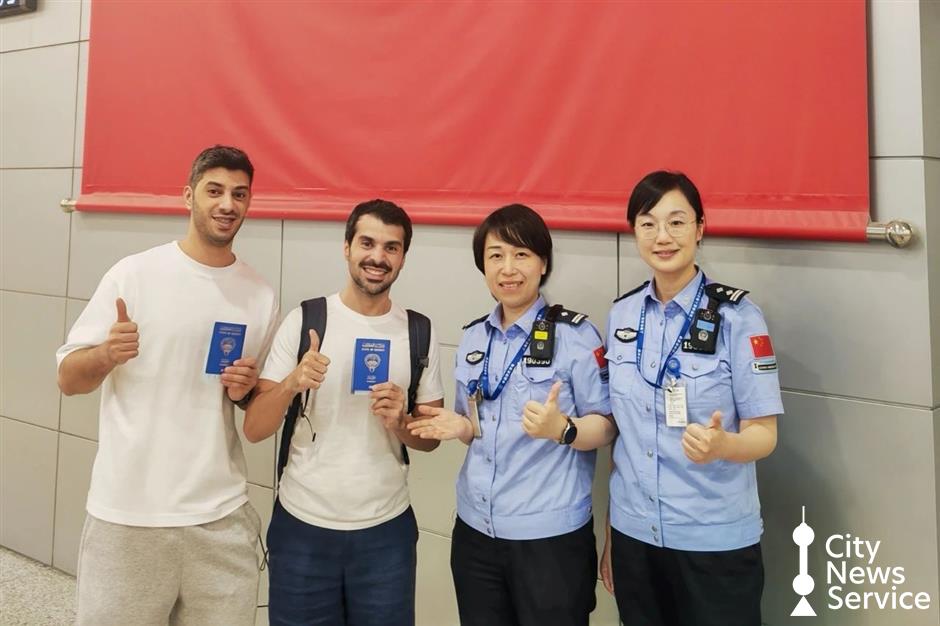 Pudong airport welcomes first visa-free arrivals from 4 Gulf countries