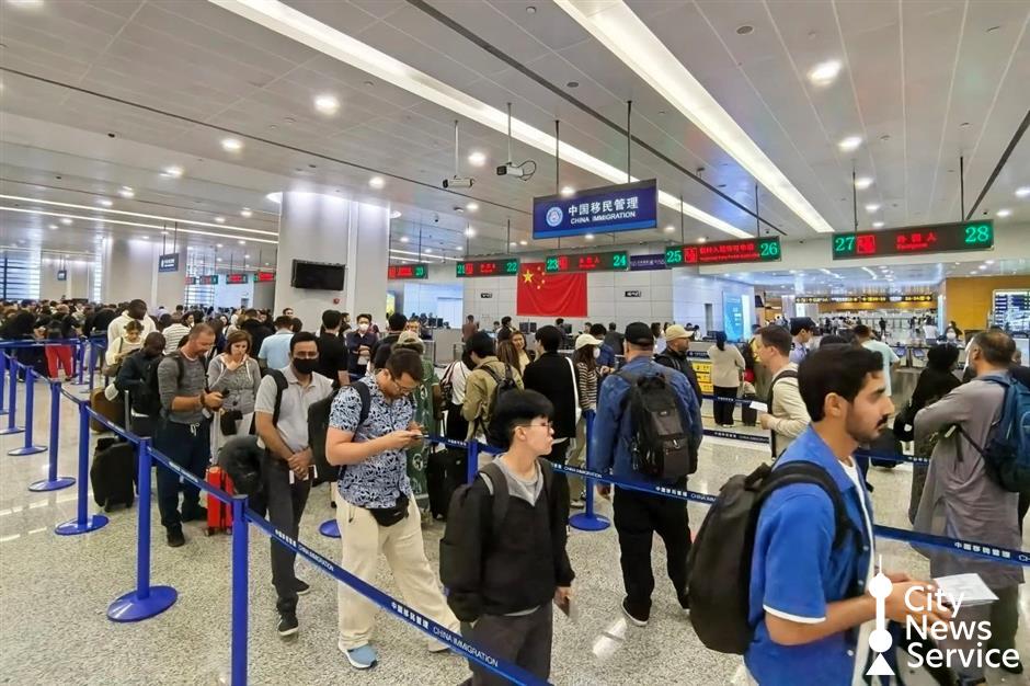Pudong airport welcomes first visa-free arrivals from 4 Gulf countries