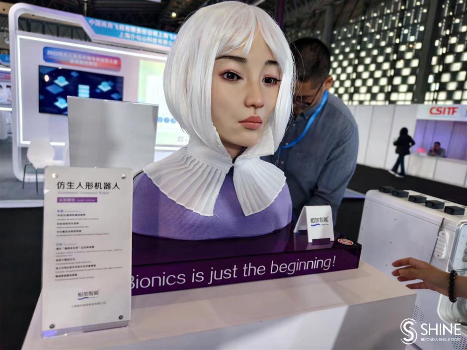 Polar robots, quantum computing and other advanced technologies dominate interest at Shanghai exhibition