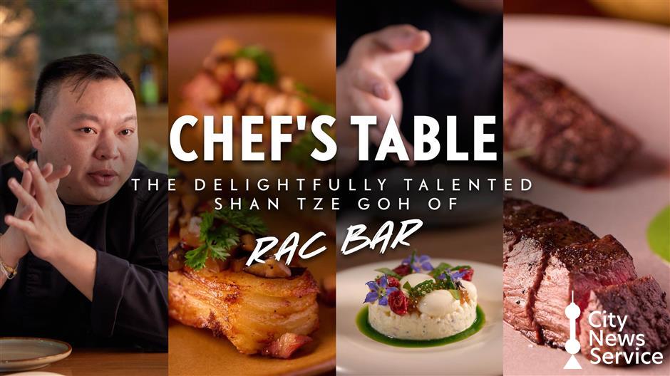 [Chef's Table] Michelin-Trained Shan Tze Goh Dazzles at RAC Bar