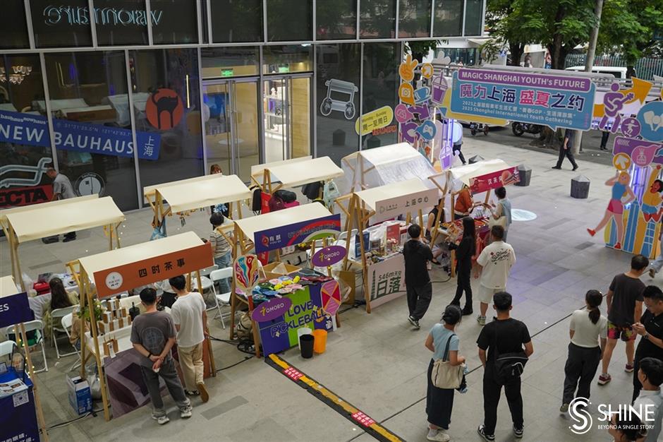 Youth from around the world enjoy best of city