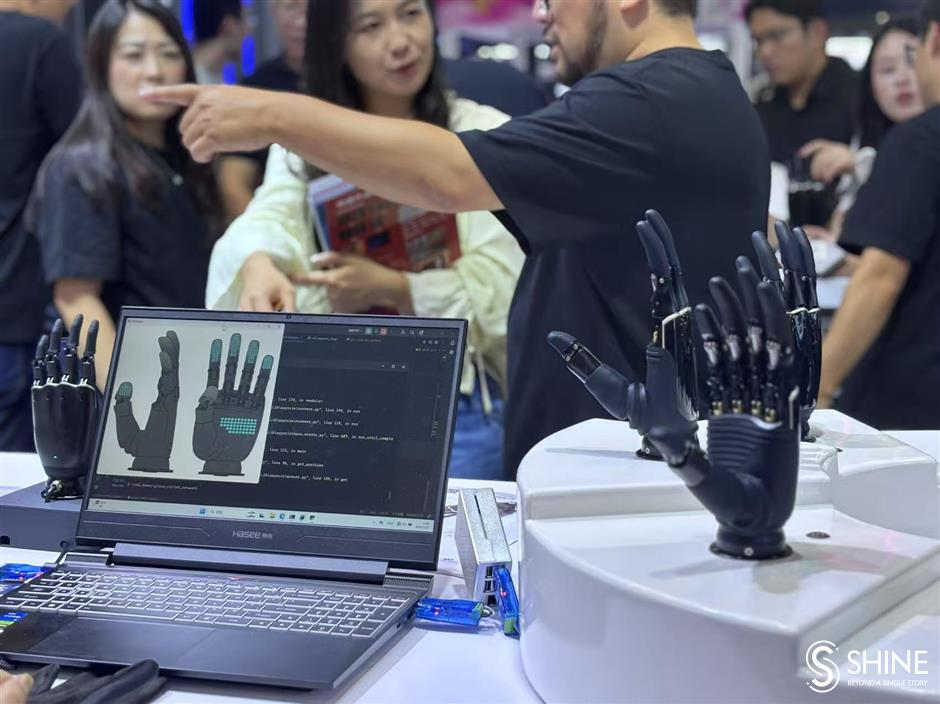 Humanoid robots and Shanghai's role in their development bedazzle AI conference