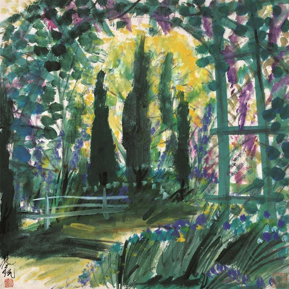 新展預告!都市林泉——上海中國畫院藏公園主題作品展