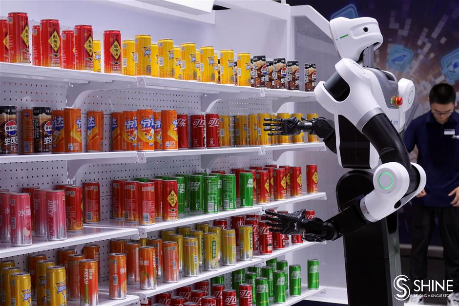 Humanoid robots and Shanghai's role in their development bedazzle AI conference