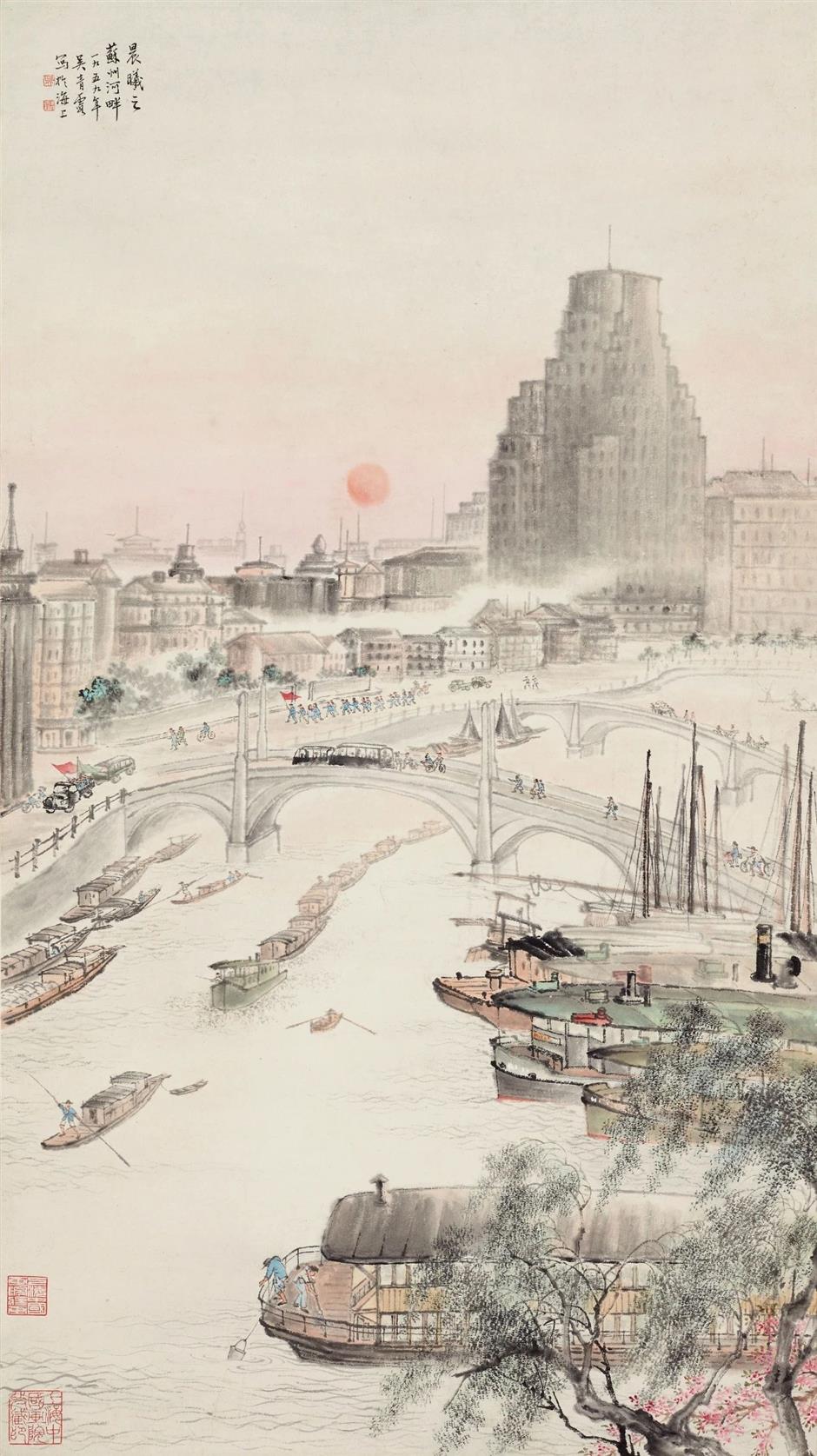 新展預告!都市林泉——上海中國畫院藏公園主題作品展