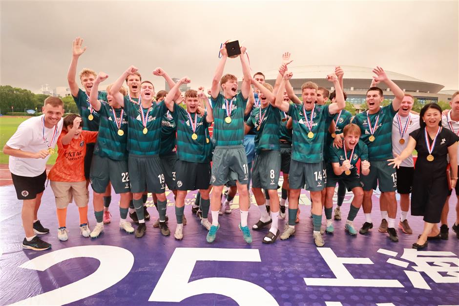 Russian club edges city school team as international youth football tournament wraps up