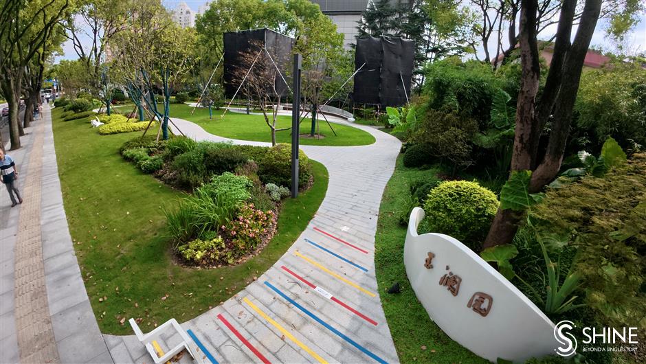 Another green space opens to public in Shanghai, winning kudos