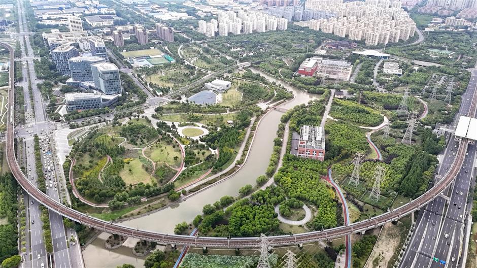 In Shanghai, green is more than just a color and the transition is well under way