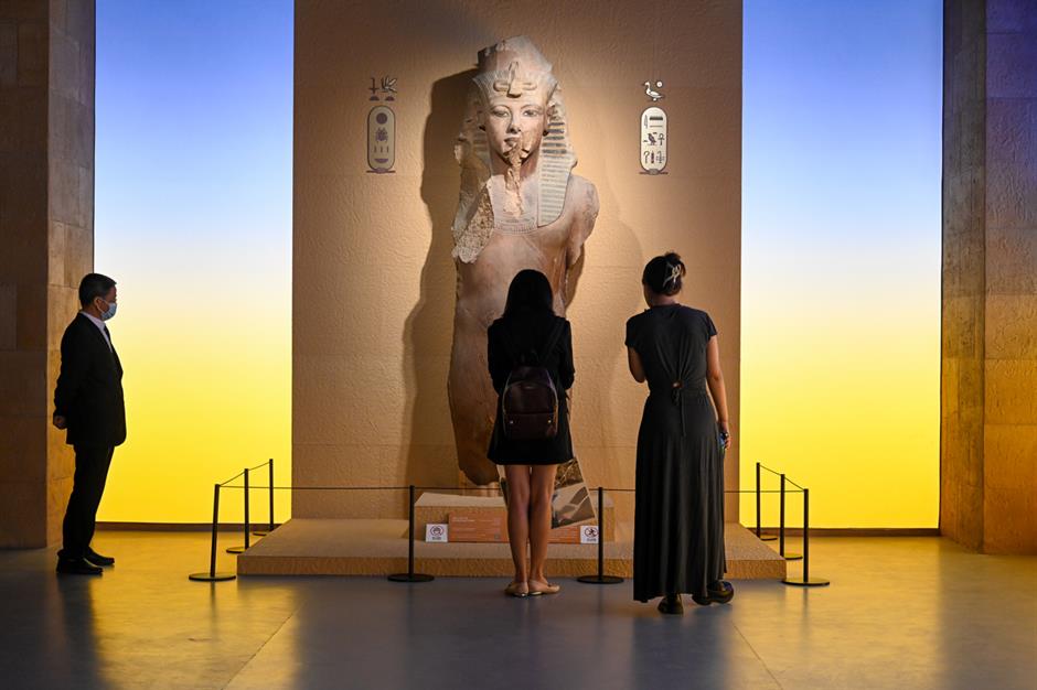 观众277万人次,总营收7.6亿,上海博物馆古埃及文明大展创下多项世界纪录昨晚闭幕