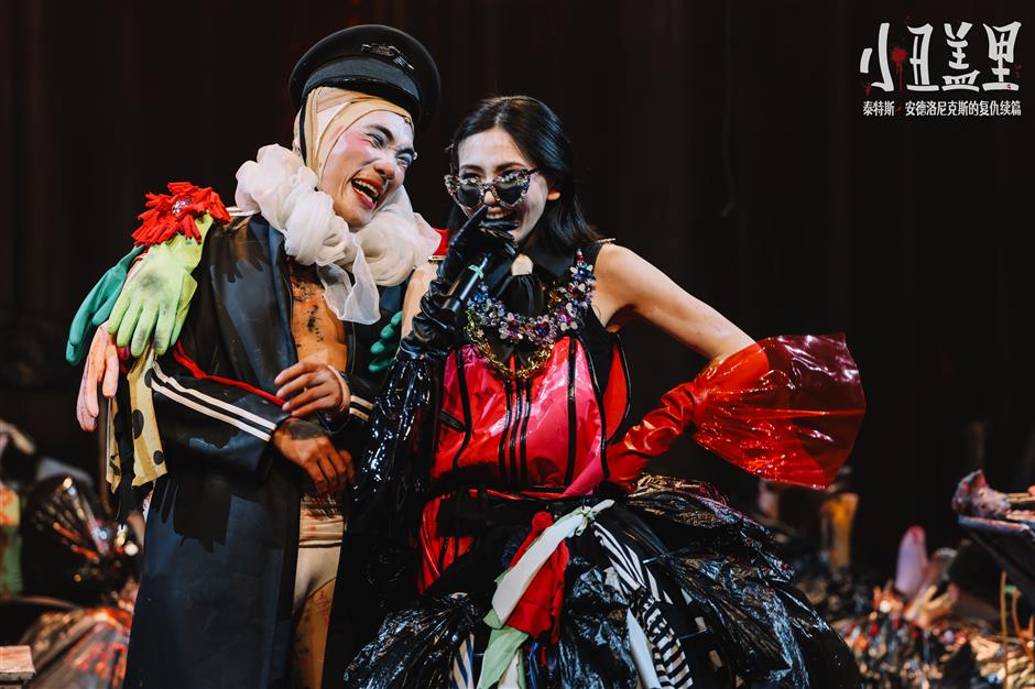 Dark satire deconstructs the themes of violence and power