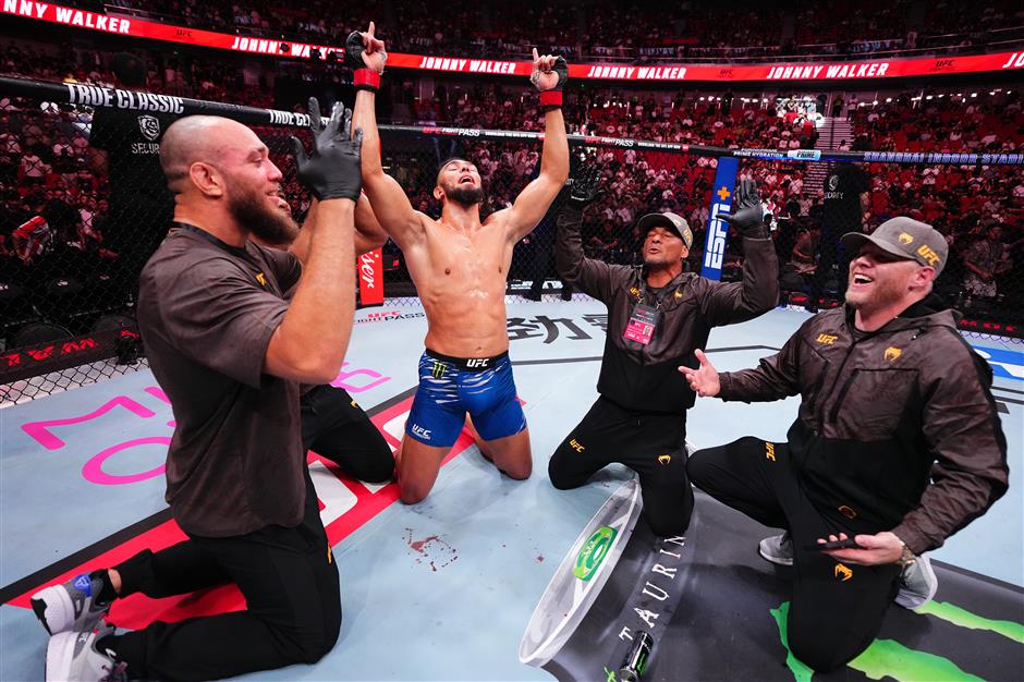 UFC Fight Night returns after an eight-year absence to light up Shanghai