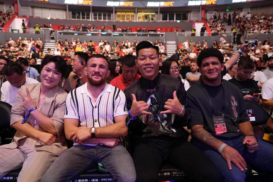 UFC Fight Night returns after an eight-year absence to light up Shanghai