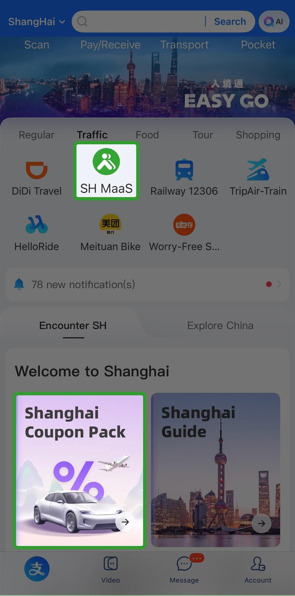 Shanghai issues travel pass for inbound visitors
