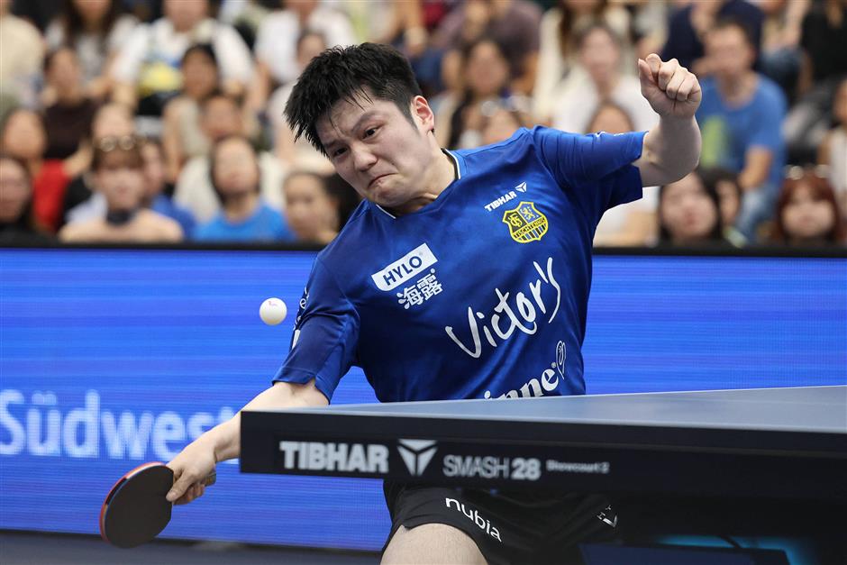 Olympic champ Fan Zhendong stumbles in German League debut