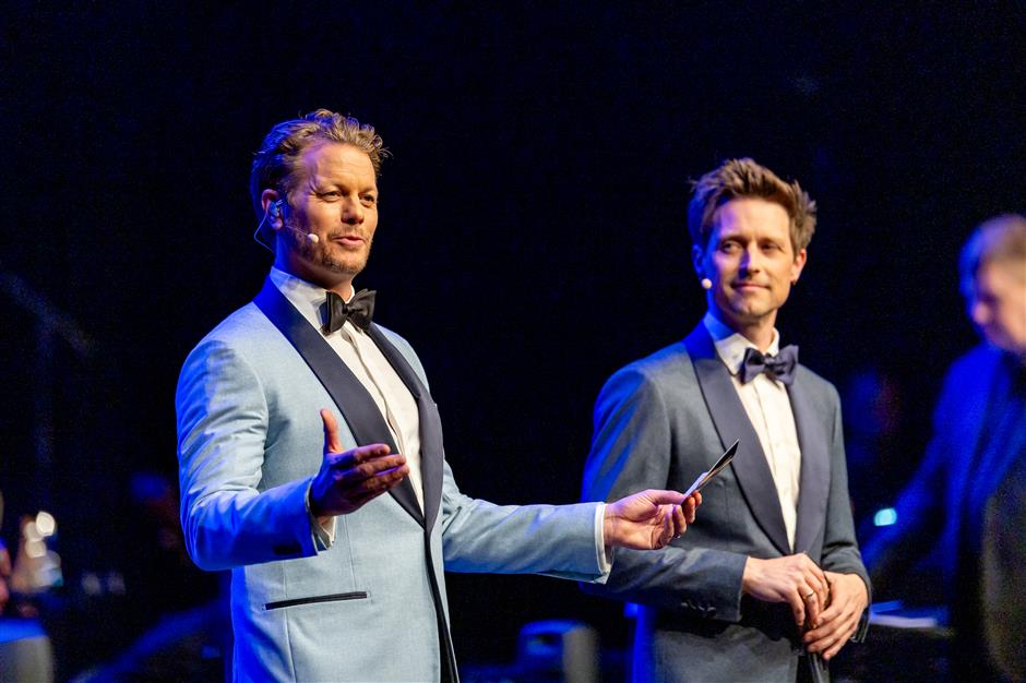 German musical hit songs presented at star-studded concert