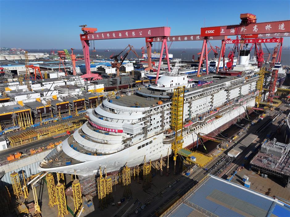 China is ramping up production of its second homegrown cruise ship
