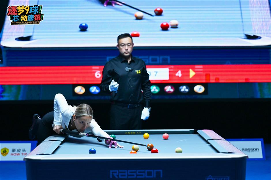 Elite cueists compete in Pudong for 9-Ball China Open crown and US$373,600 purse