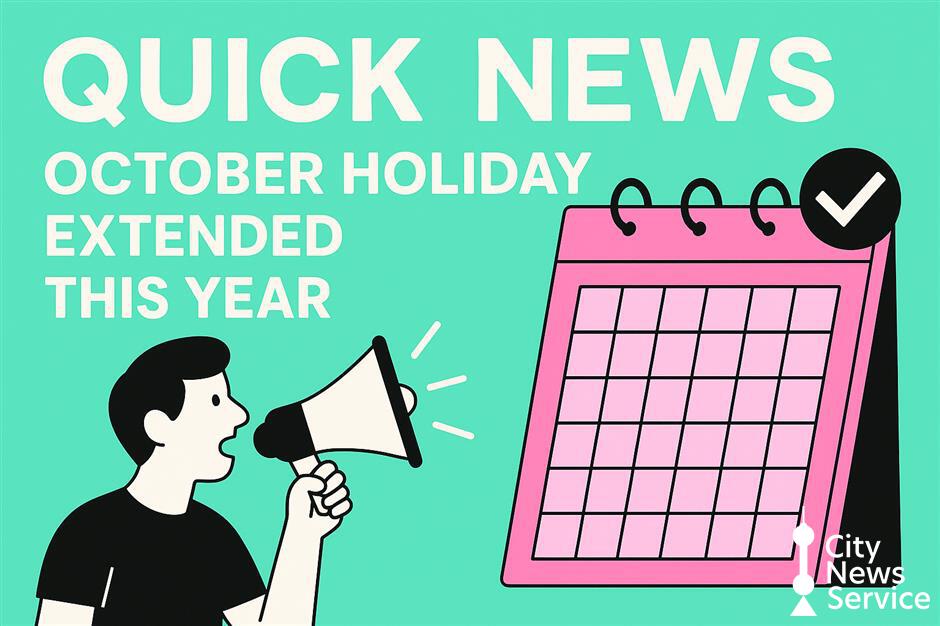 [Quick News] REMINDER: October Holiday Extended This Year!