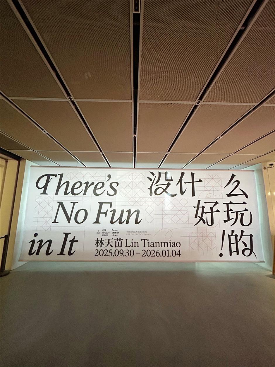 'There's No Fun in it,' only body and everyday objects of life