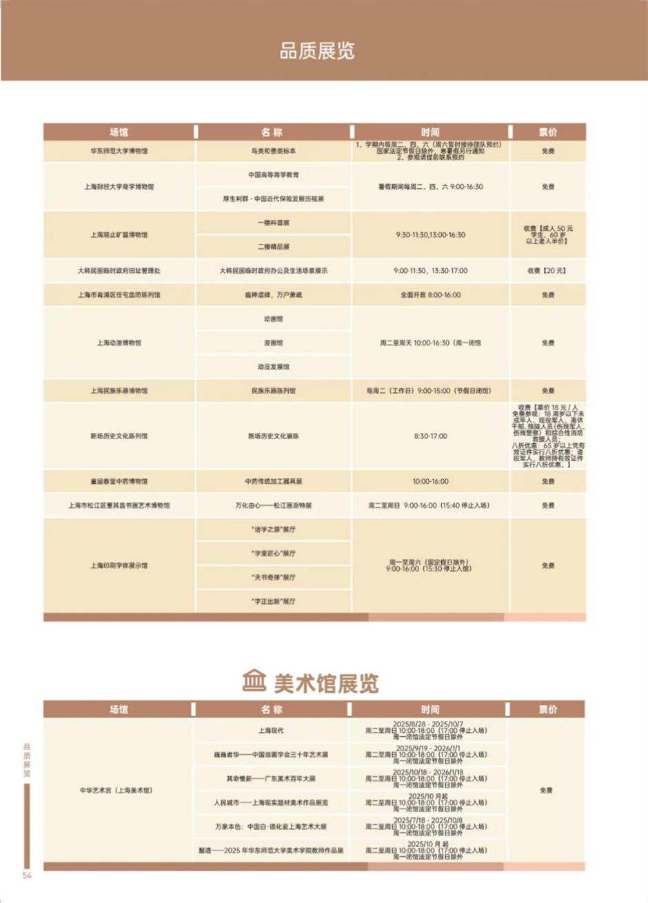 精彩十月!乐游上海文旅资讯推荐