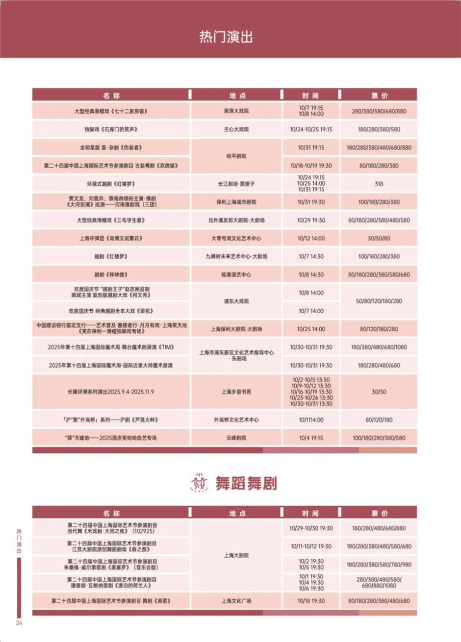 精彩十月!乐游上海文旅资讯推荐