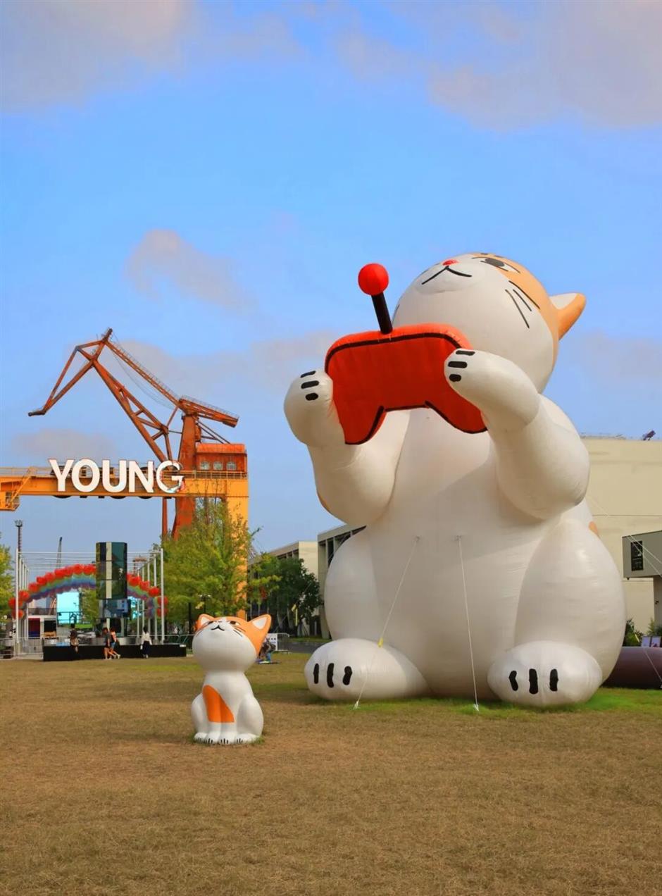 市区小岛惊现巨型猫咪!还坐拥1300米浦江岸线!