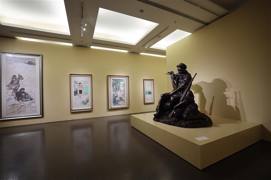 Guangdong Art Exhibition Brings A Century of Renewal to Shanghai