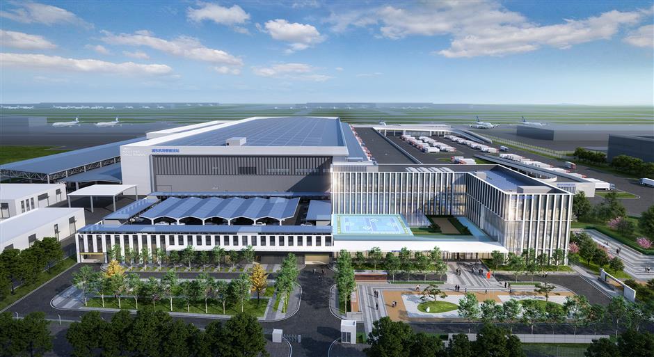 Pudong Airport Smart Cargo Terminal to Begin Operations by Year-End