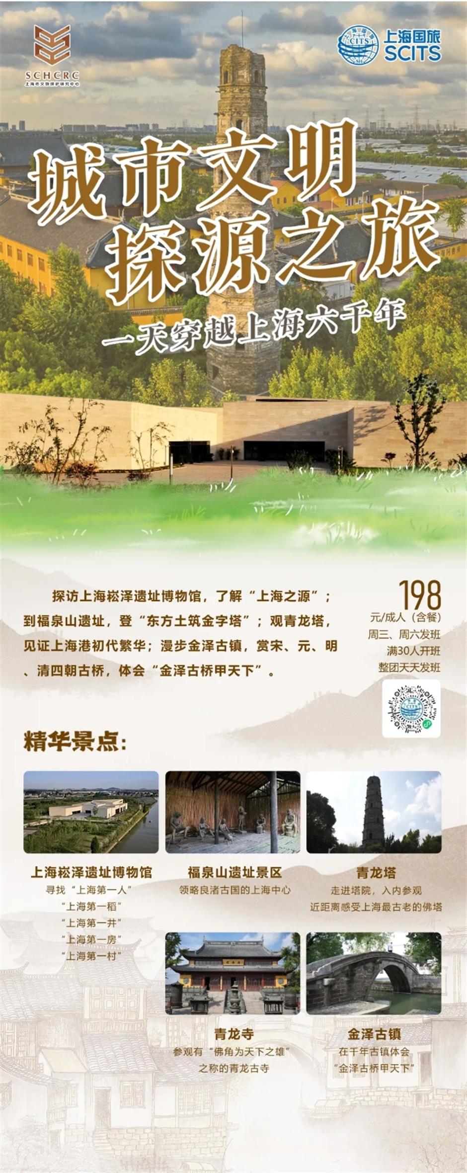 穿越这六条线路,读懂上海六千年!上海文物主题旅游全新启航