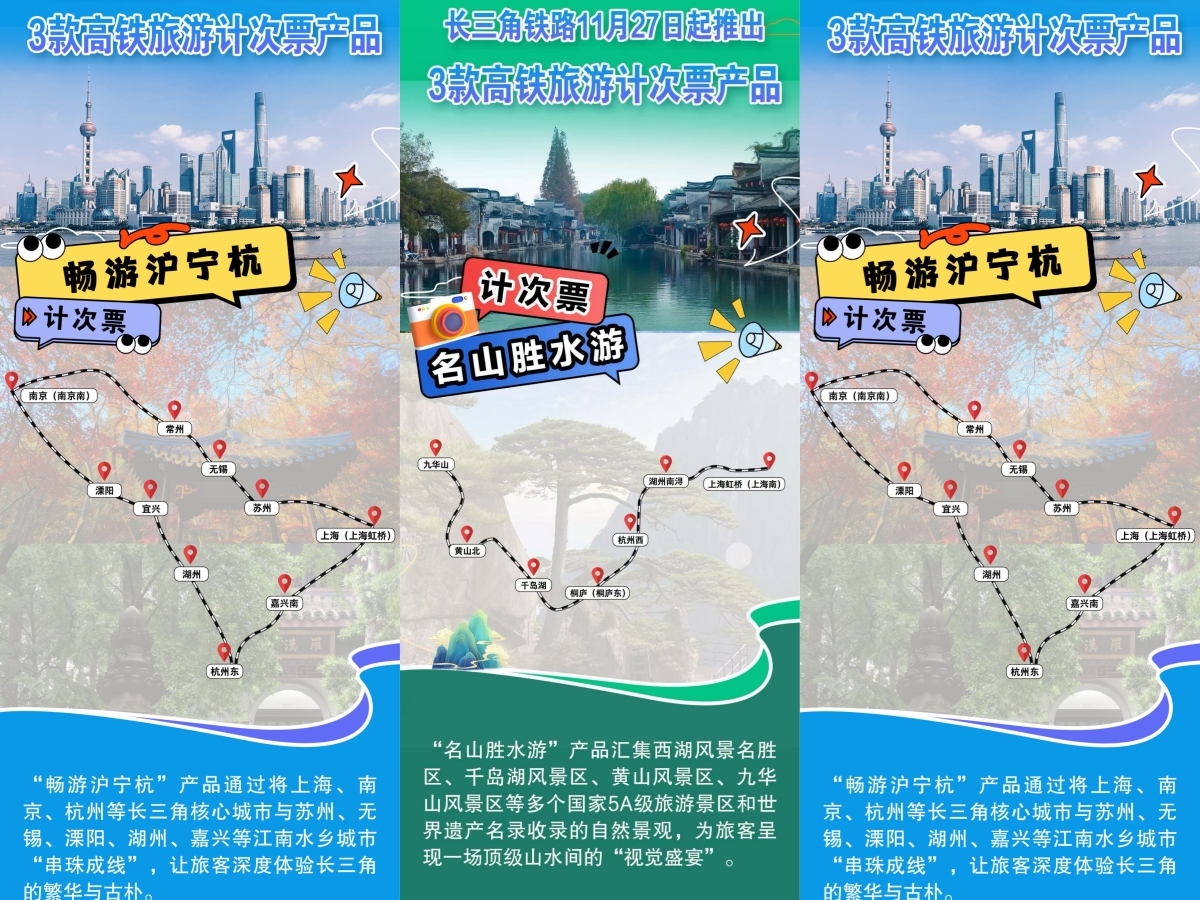 New High-Speed Rail Pass Makes Yangtze Delta Travel Cheaper, Easier