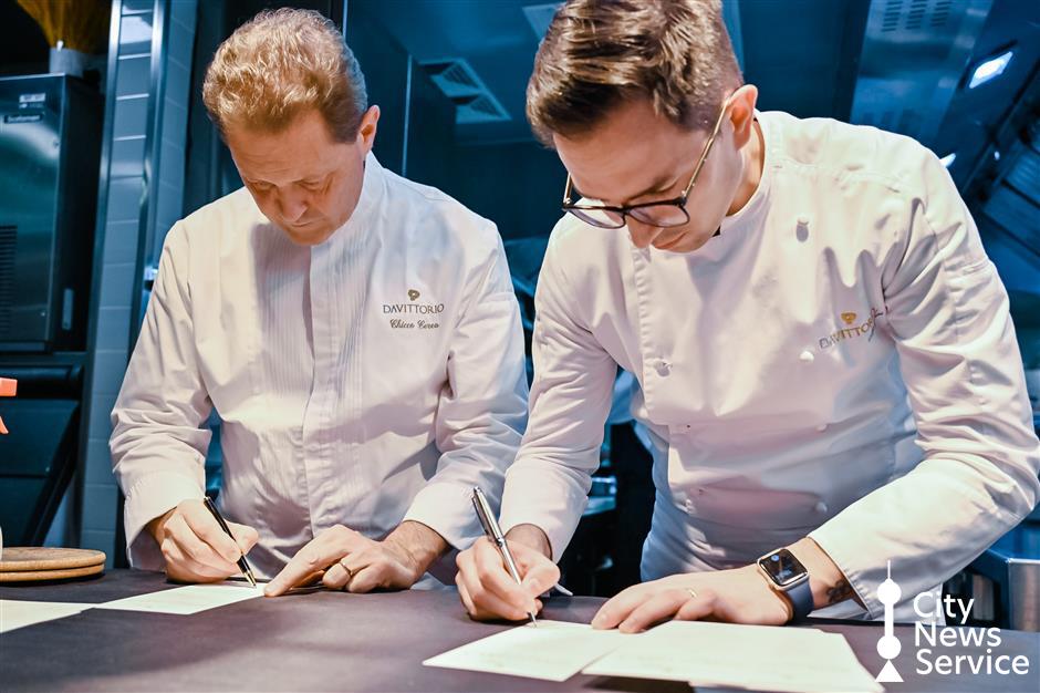 A Winter Evening at  DA VITTORIO Shanghai: An Interview With Chicco Cerea, Leonardo Zambrino