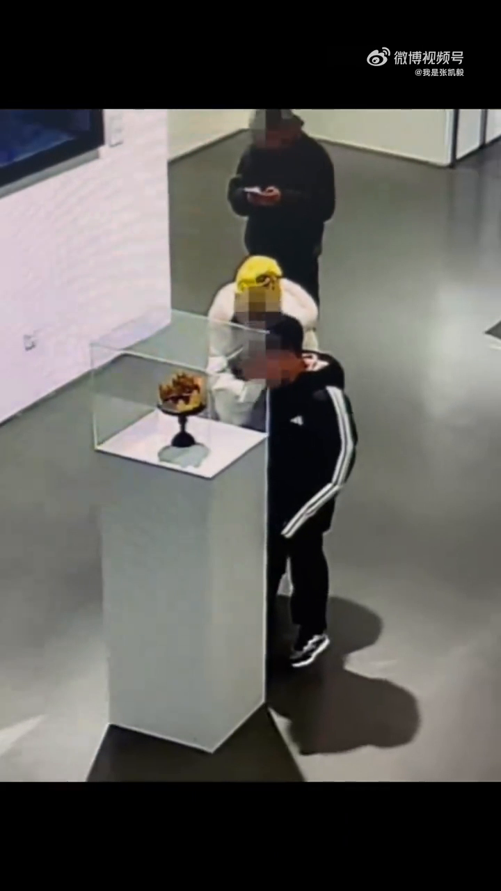 2kg Gold Coronet Damaged by Boy at Beijing Exhibition