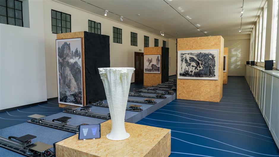 Inside Shanghai's 'Codes of Tides' as Art Meets Data