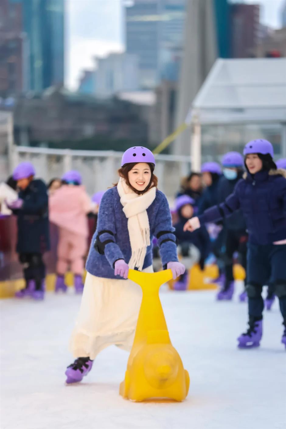 真冰!就在市中心!魔都冬日浪漫回归→