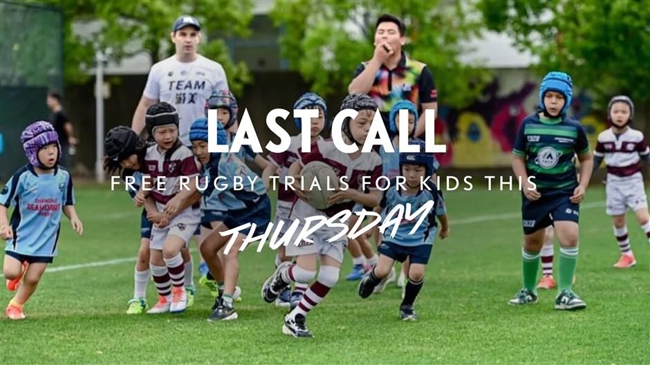 [Last Call] Got Kids? Get Rugby! Free YMCE Trials This Thursday!