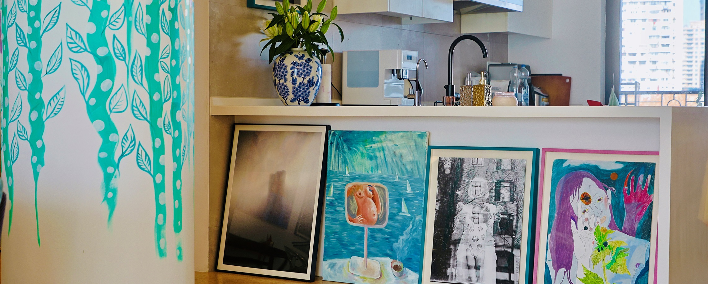 A Cozy Eclectic Home Where Art Holds a Life Story