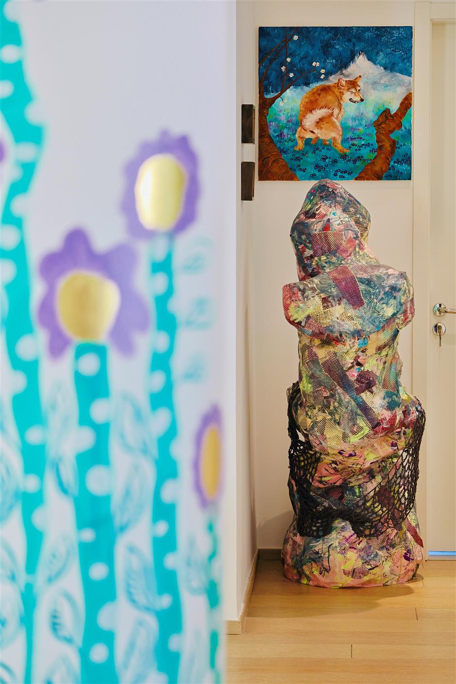 A Cozy Eclectic Home Where Art Holds a Life Story