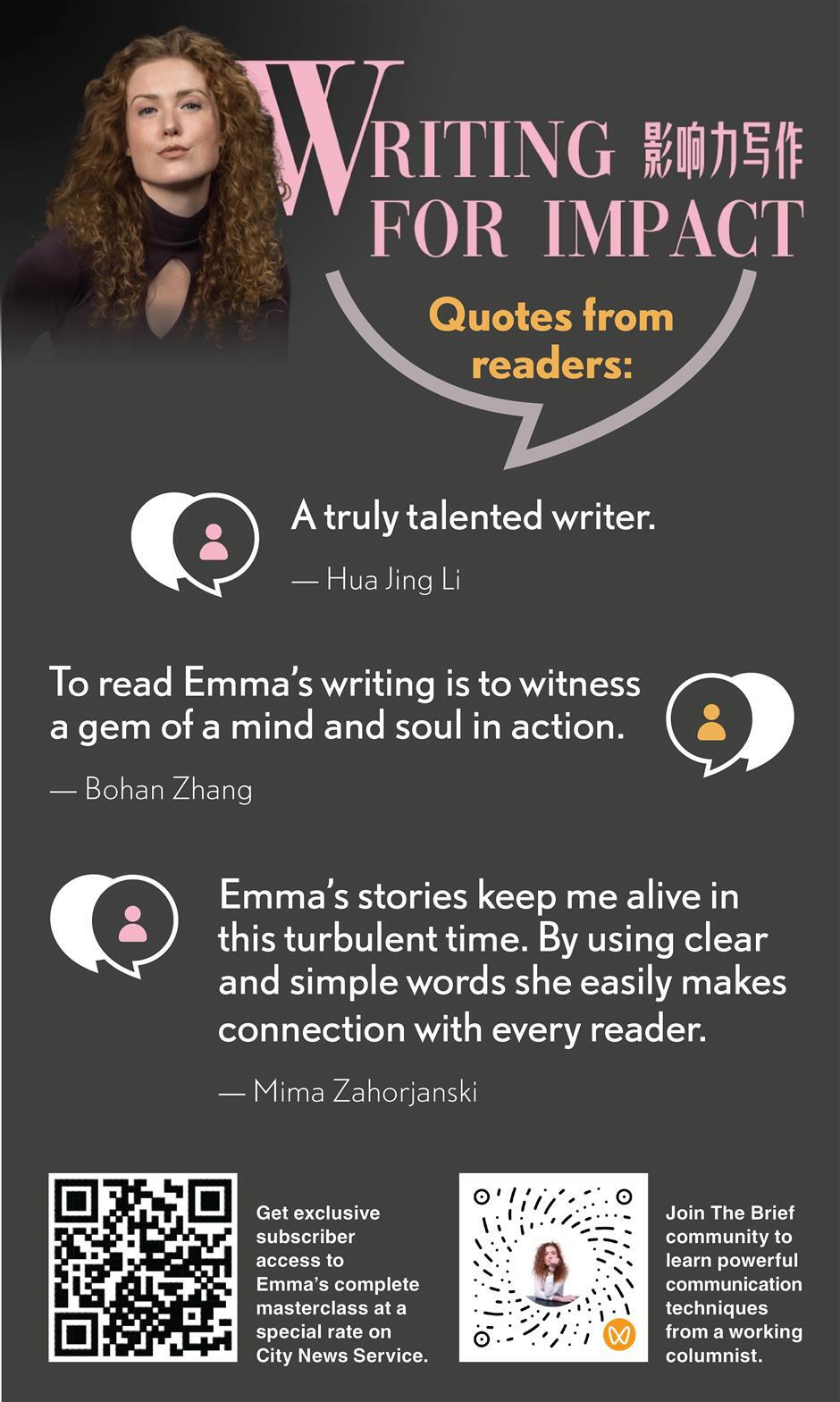 The Teacher You've Been Waiting For: Emma Leaning on Writing for Impact