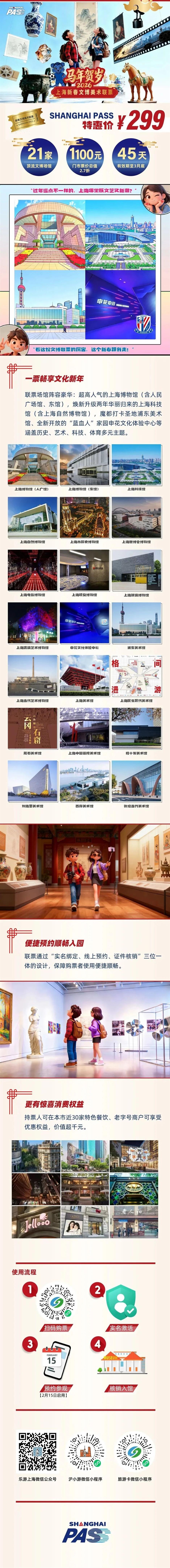 在沪过大年逛馆不重样,上海首推新春文博美术联票
