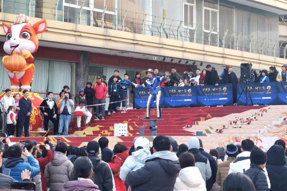 真馬進商圈!這個春節,來靜安看馬戲表演,還能和表演馬互動