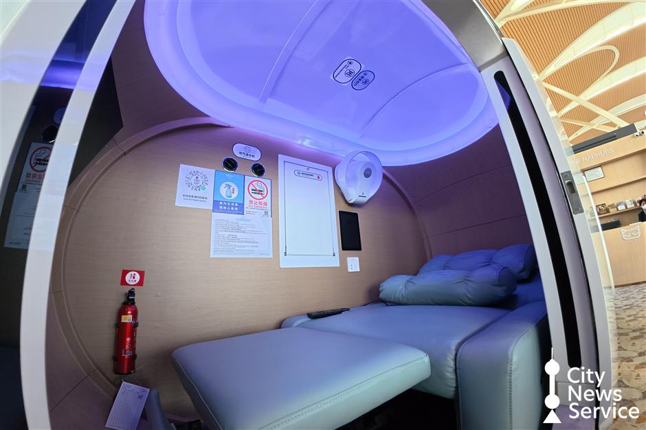 Pudong Airport Details Sleep Cabin Guide for International Travelers