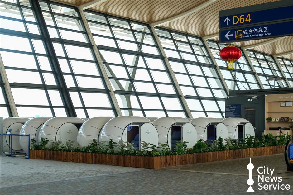 Pudong Airport Details Sleep Cabin Guide for International Travelers
