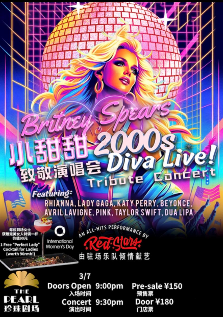 Glitz Britney Revue Meets Showgirls Cabaret at The Pearl Ladies Weekend