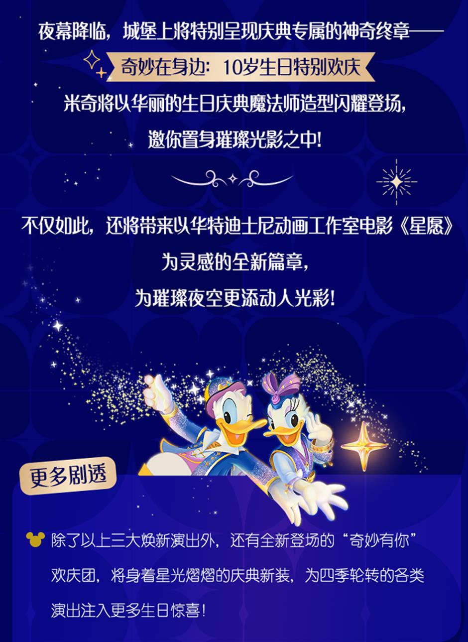 官宣!上海迪士尼10岁生日庆典,加你更奇妙!