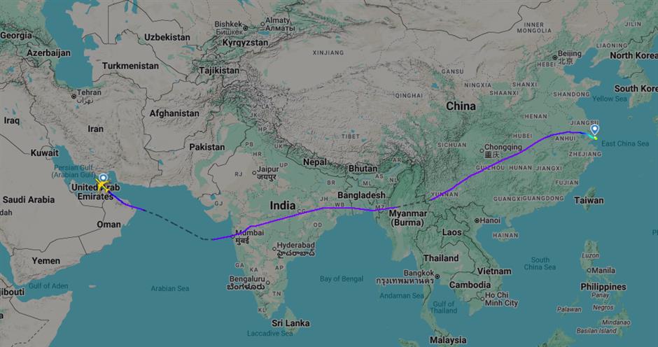 First Resumed Dubai-Shanghai Flight Lands, Bringing Home Stranded Travelers