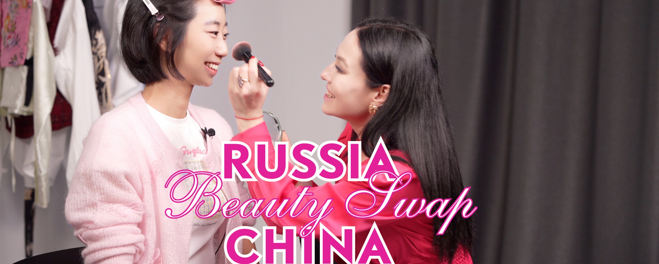 Russian x Chinese Beauty Swap for Women's Day