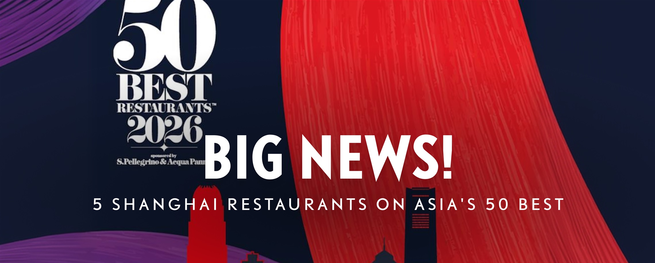 [Big News] 5 Shanghai Restaurants on Asia's 50 Best List