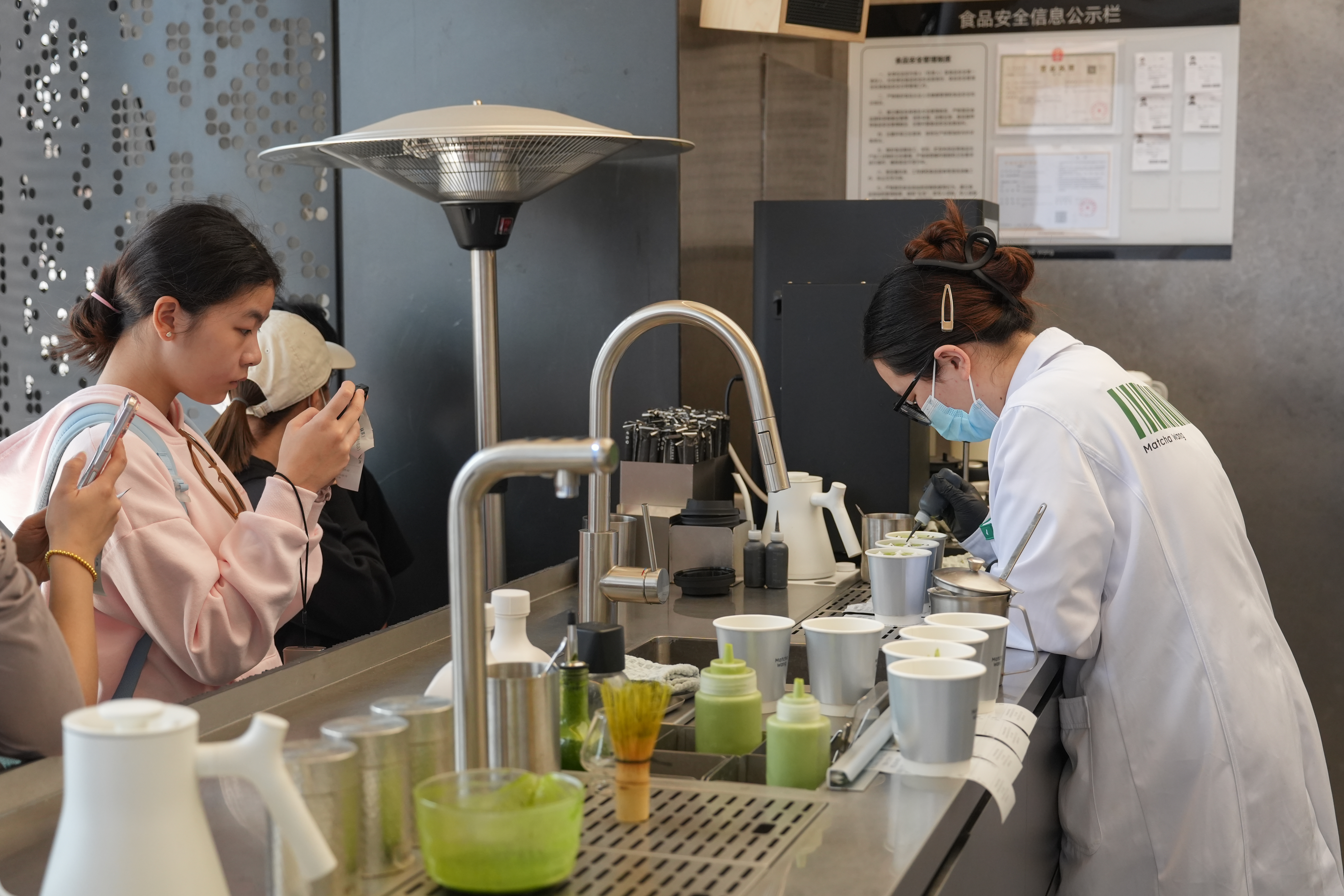 Matcha Wang Shanghai Matcha Shop Draws Foreign Tourists with Viral Sheep Latte Art ...
