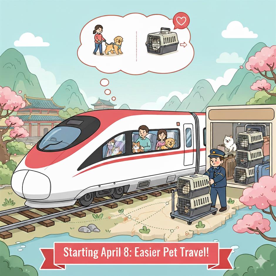 [Explainer] China Expands High Speed Rail Pet Travel