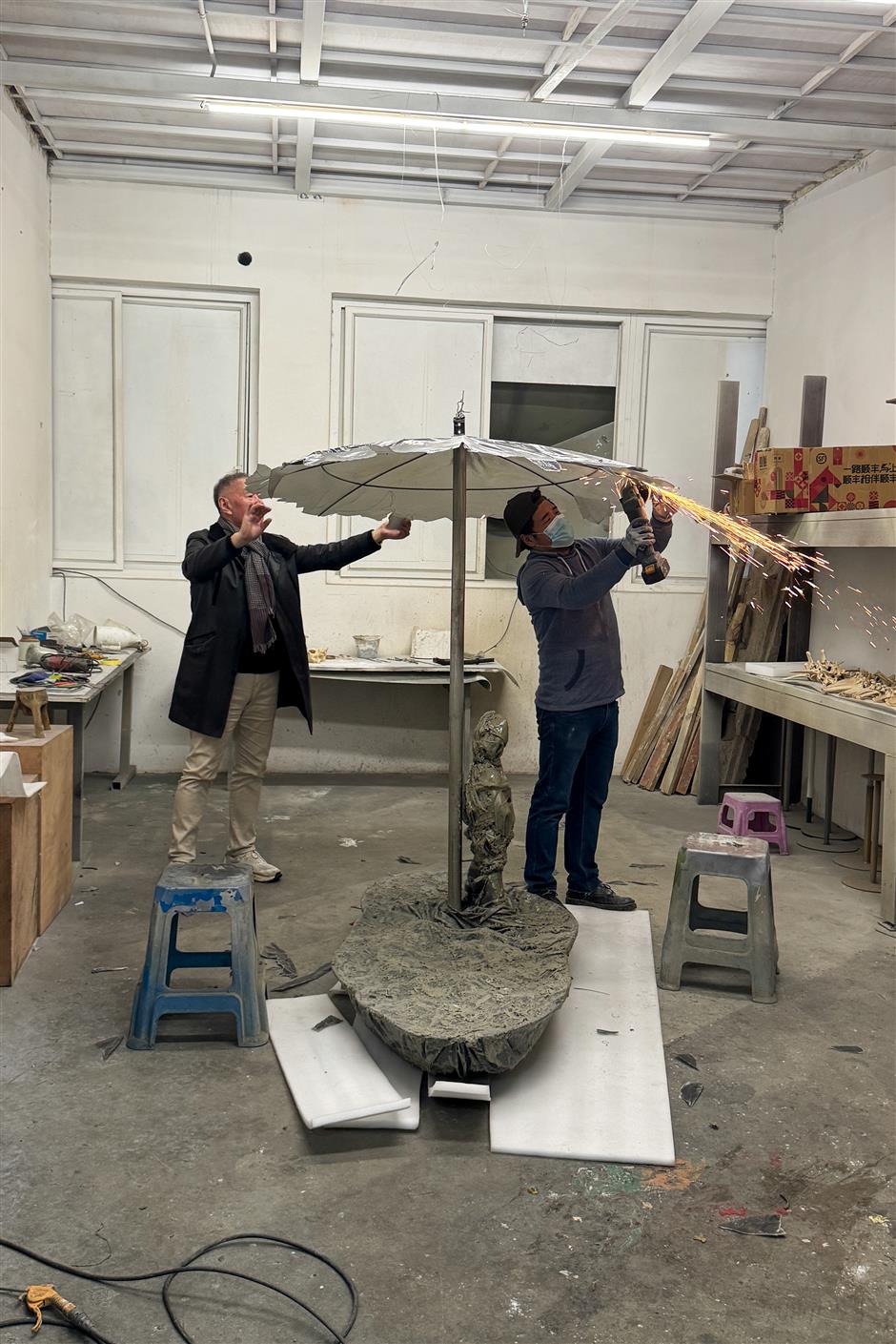 Artist Draws Inspiration From Local Culture to Create North Bund Installation